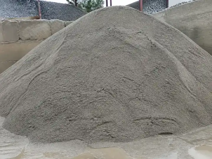 Clean double-washed manufactured sand